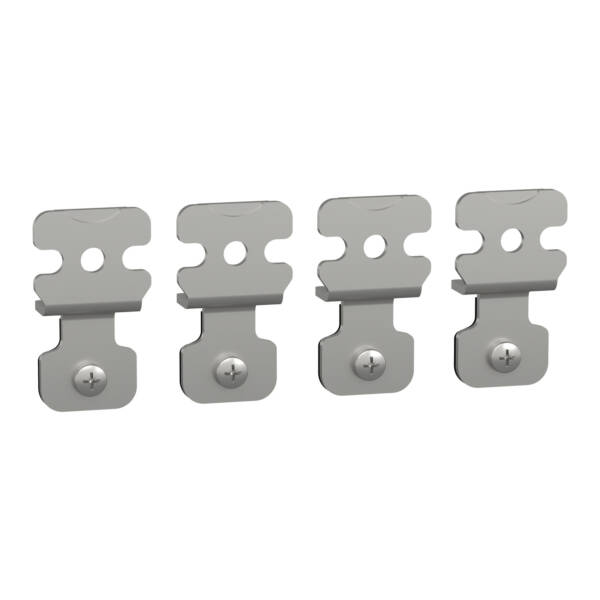 "4 wall fixing brackets in stainless steel AISI 304 for PanelSeT S3X" - Schneider Electric - NSYPFCX