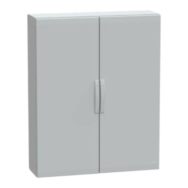 Floor standing enclosure polyester vers.PLA completely sealed 1250x1000x320 IP65 - Schneider Electric - NSYPLA12103G