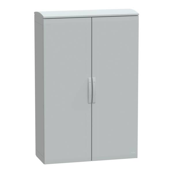 Floor standing encl. polyester vers.PLAT open top w/ canopy 1500x1000x420 IP44 - Schneider Electric - NSYPLAT15104G
