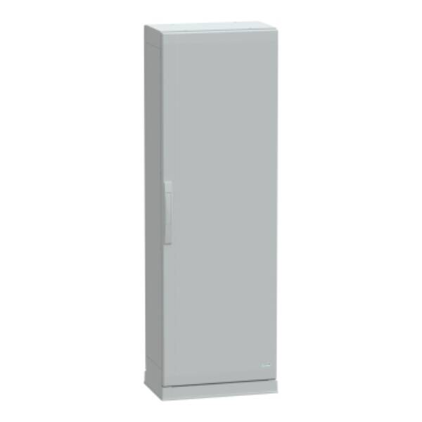 Floor standing encl.polyester vers.PLAZ w/plinth open bottom 1500x500x320 IP54 - Schneider Electric - NSYPLAZ1553G