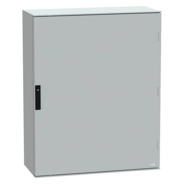 wall-mounting encl. polyester monobloc IP66 H1056xW852xD350mm+bakelite m.plate - Schneider Electric - NSYPLM108BG