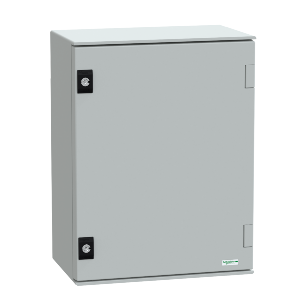 wall-mounting enclosure polyester monobloc IP66 H430xW330xD200mm - Schneider Electric - NSYPLM43G