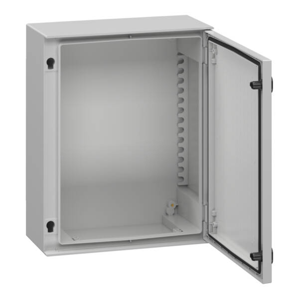 wall-mounting enclosure polyester monobloc IP66 H530xW430xD200mm - Schneider Electric - NSYPLM54G