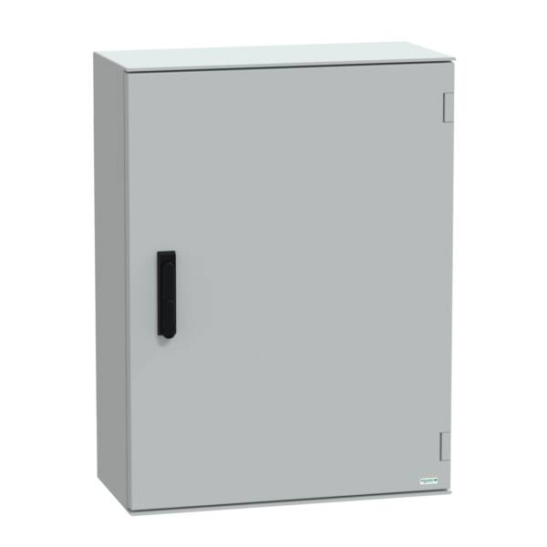 wall-mounting enclosure polyester monobloc IP66 H847xW636xD300mm 3points lock - Schneider Electric - NSYPLM86VG