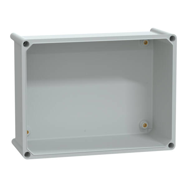 PLS box, polyester rear, transparent PC cover IP65 27x36x23cm - Schneider Electric - NSYPLS2736AG