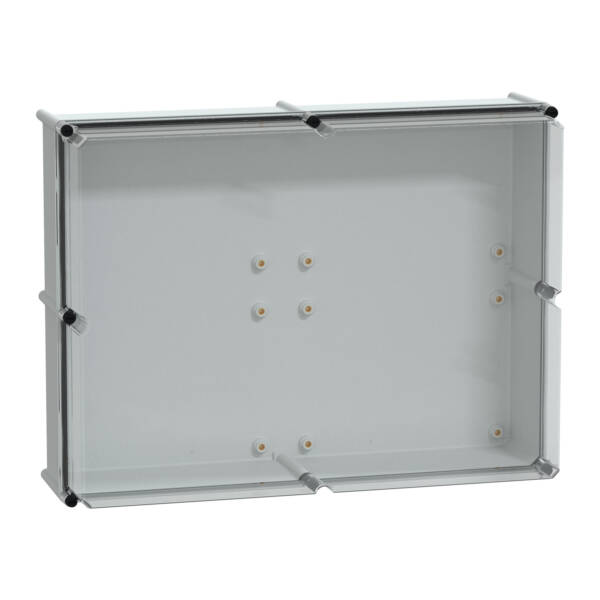PLS box, polyester rear, transparent PC cover IP65 54x72x23cm - Schneider Electric - NSYPLS5472AG