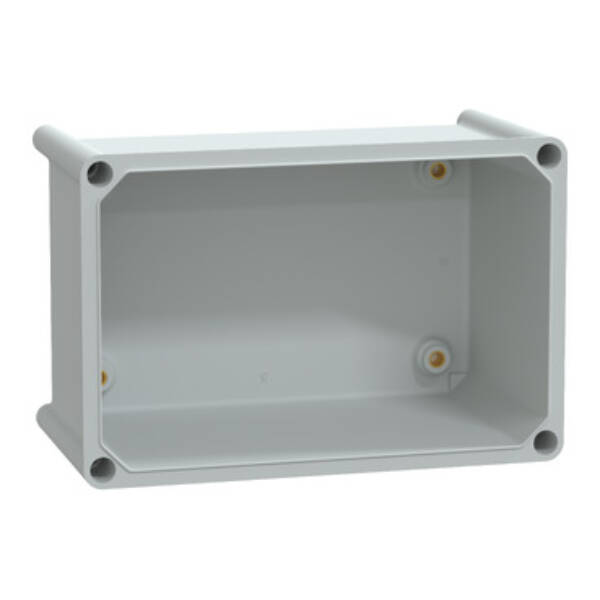 PLS box, polyester rear, opaque PC cover IP65 18x27x18cm - Schneider Electric - NSYPLSC1827G