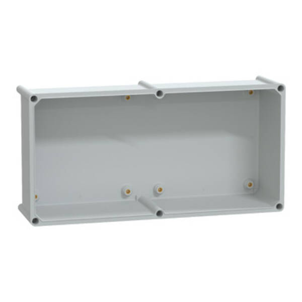 PLS box, polyester rear, polyester cover IP65 27x54x18cm - Schneider Electric - NSYPLSP2754G