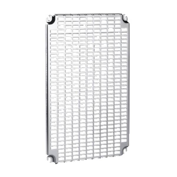 Telequick mounting plate for PLA enclosure H750xW750mm - Schneider Electric - NSYPMR77