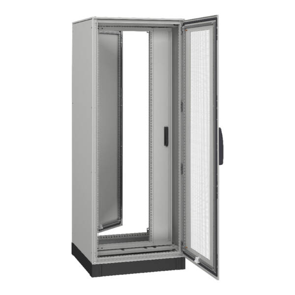 "set of 2 PanelSeT SF side plates of the centred fixed rack - 2200x800 mm" - Schneider Electric - NSYRC22