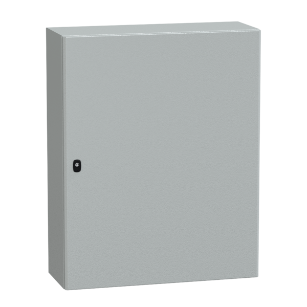 Spacial S3D plain door w/o mount.plate. H1000xW800xD300 IP66 IK10 RAL7035. - Schneider Electric - NSYS3D10830