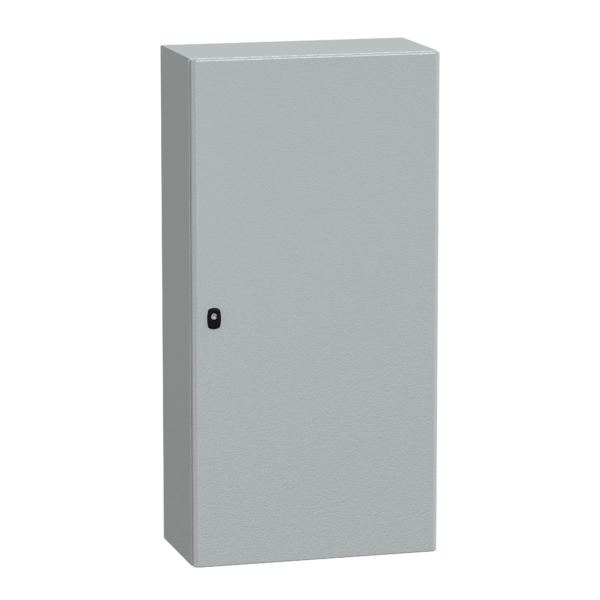 Spacial S3D plain door w/o mount.plate. H1200xW600xD300 IP66 IK10 RAL7035. - Schneider Electric - NSYS3D12630