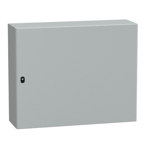 Spacial S3D plain door with mount.plate. H800xW1000xD300.IP66 IK10 RAL7035. - Schneider Electric - NSYS3D81030P