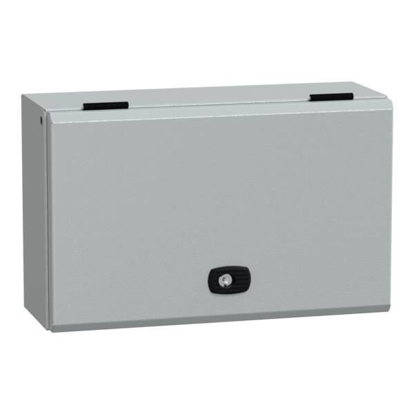 Spacial S3DB . H250xW400xD150. IP66, IK10, RAL7035. No - Schneider Electric - NSYS3DB25415