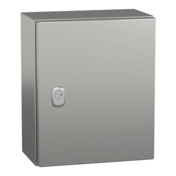 SPACIAL S3X stainless 304L, Scotch Brite® finish, H300xW250xD150 mm. - Schneider Electric - NSYS3X302515