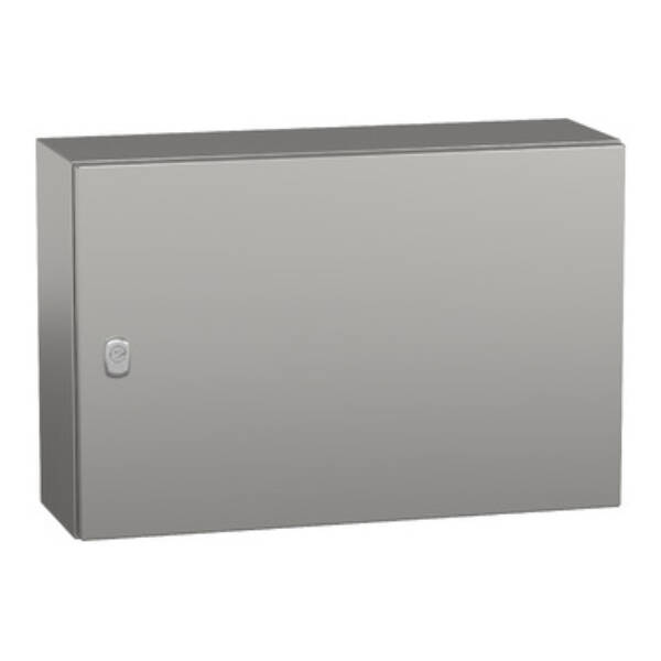 "PanelSet S3X stainless 304L, Scotch Brite® finish, H400xW600xD200 mm." - Schneider Electric - NSYS3X4620