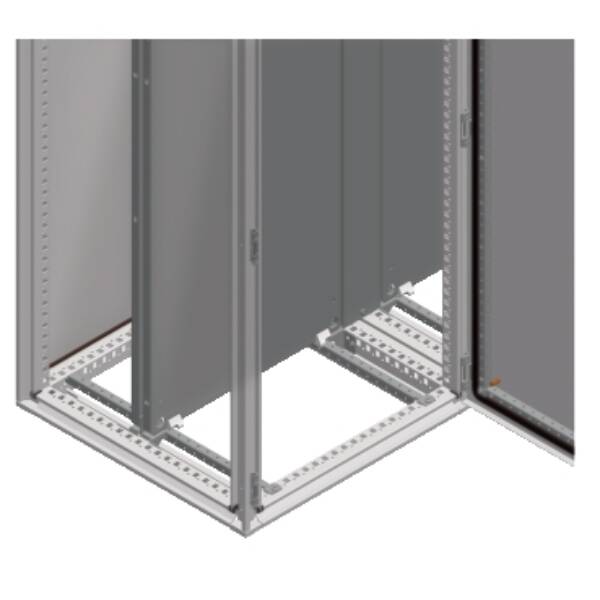 "Brackets to fix intermediate mounting plates in back to back position, PanelSeT SFN, SF, SM, set of 2" - Schneider Electric - NSYSIBTB