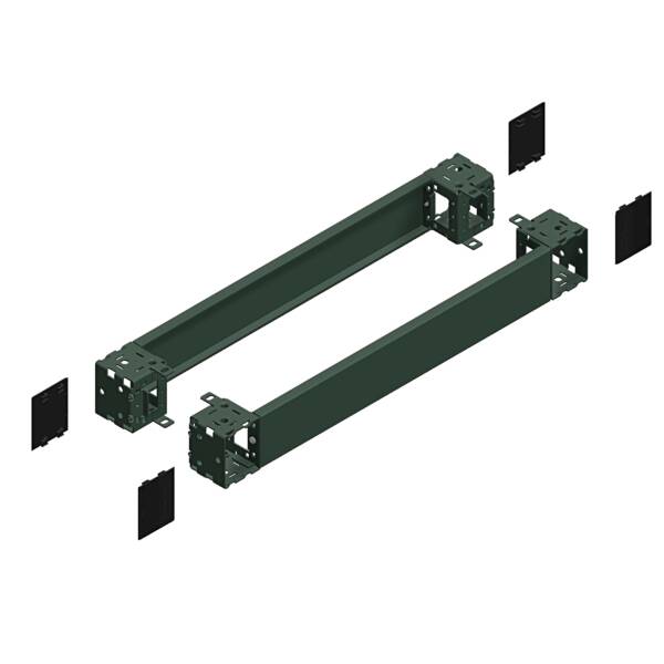 "Front & rear plinth, PanelSeT SFN, PanelSet SF, for electrical enclosure W400mm, plinth H100mm" - Schneider Electric - NSYSPF4100