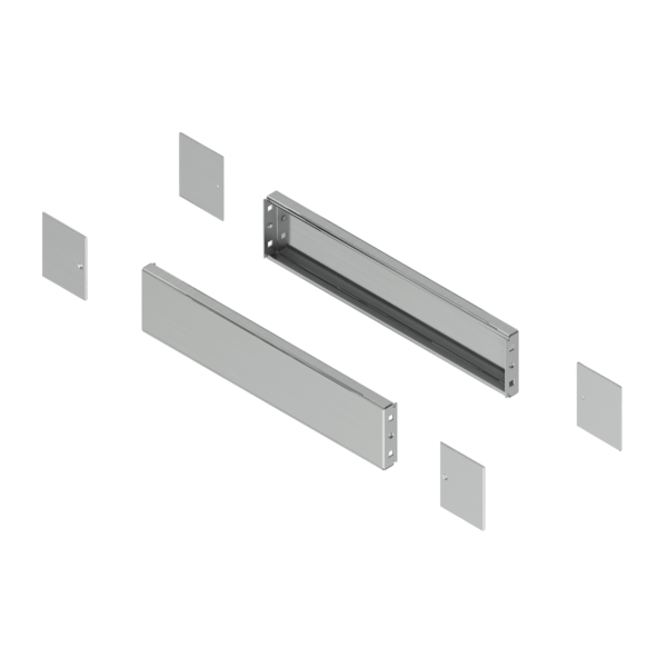 Spacial - side plinth - H100 D400 stainless steel 304L - Schneider Electric - NSYSPSX4100