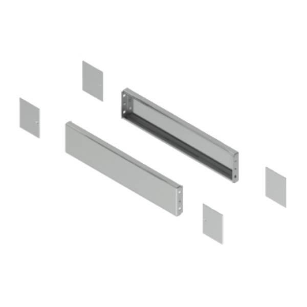 "PanelSeT -side plinth - H100 D600 stainless steel 316L" - Schneider Electric - NSYSPSX6100H