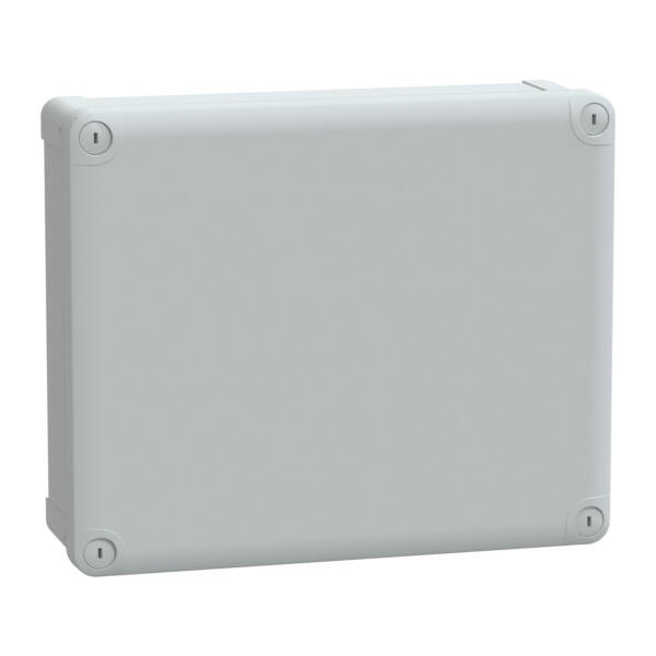ABS box IP66 IK07 RAL7035 Int.H275W225D80 Ext.H291W241D88 Opaque cover H20 - Schneider Electric - NSYTBS29248
