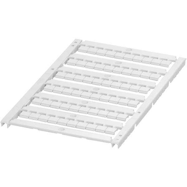 MARKING CARD FLAT, WITH 6 STRIPS, 6MM, UNPRINTED, 60 CHARACTERS, WHIT - Schneider Electric - NSYTRABFPV6