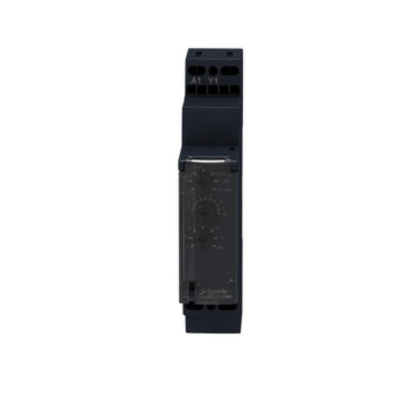 time delay relay 10 functions - 1 s..100 h - 24..240 VAC - solid state output - Schneider Electric - RE17LMBM