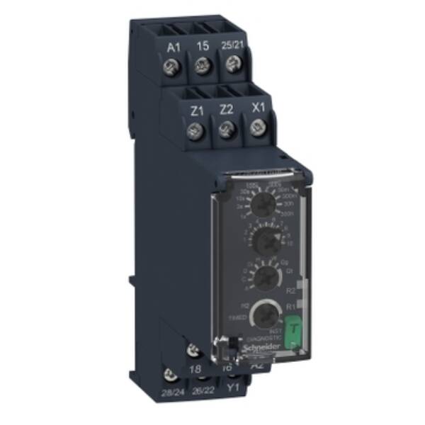 Modular timing relay, 8 A, 2 CO, 0.05s…300h, multifunction, 24...240 V AC/DC - Schneider Electric - RE22R2MYMR