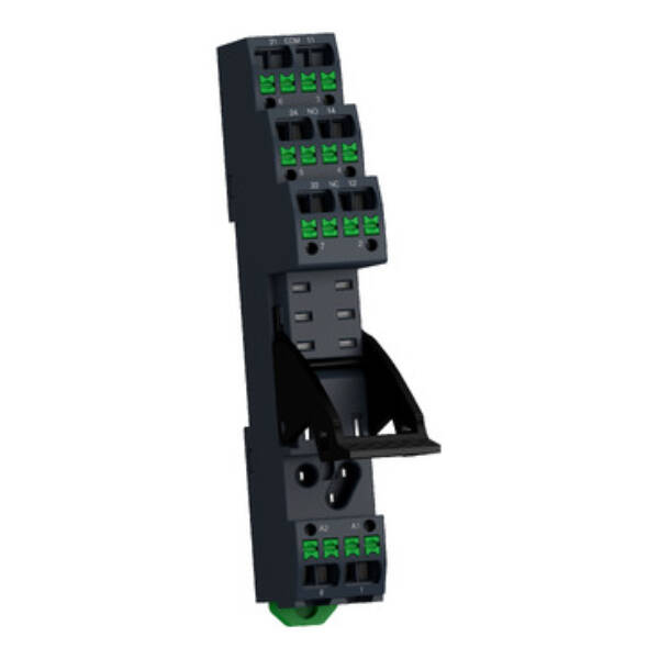 Harmony, Push-in socket, for RXG2 relays, 5 A, spring clamp terminals, separate contact - Schneider Electric - RGZE08P