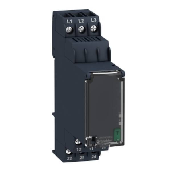 three-Phase control relay 183…528Vac, 2 C/O - Schneider Electric - RM22TG20