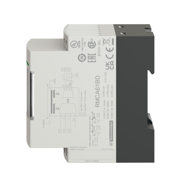 Isoled Analog Converter - 0..5 A - for Zelio Analog - Schneider Electric - RMCA61BD