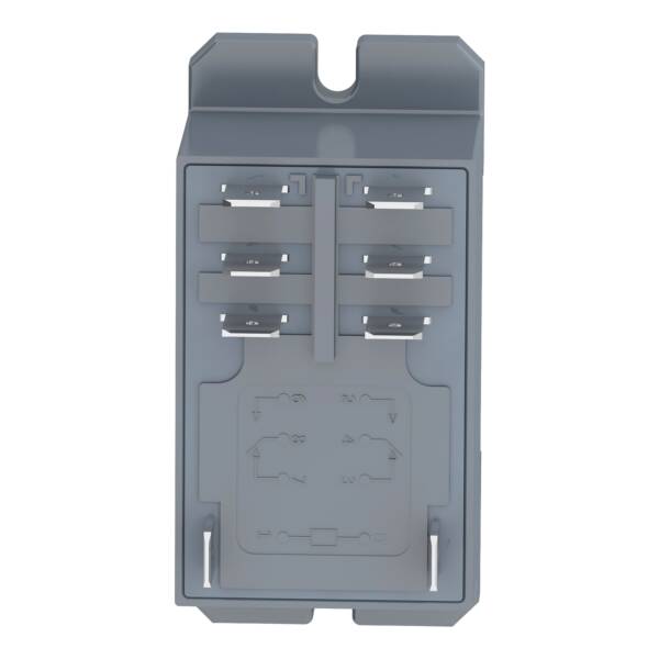 power relay plug-in - Harmony RPF - 2 CO - 24 V DC - 30 A - Schneider Electric - RPF2BBD
