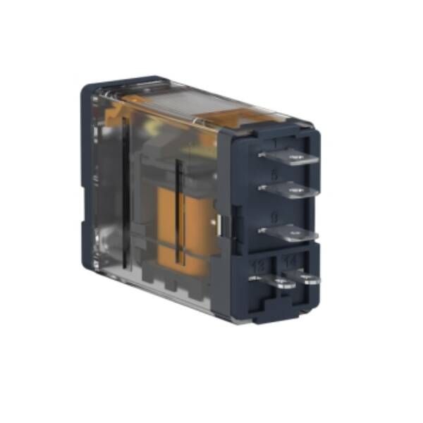 Power plug-in relay, 15 A, 1 CO, with LED, 24 V AC - Schneider Electric - RPM12B7