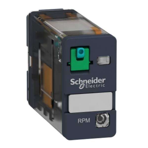 Power plug-in relay, 15 A, 1 CO, with LED, 24 V DC - Schneider Electric - RPM12BD