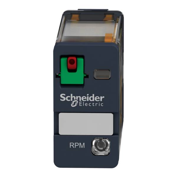 Power plug-in relay, 15 A, 1 CO, with LED, 120 V AC - Schneider Electric - RPM12F7