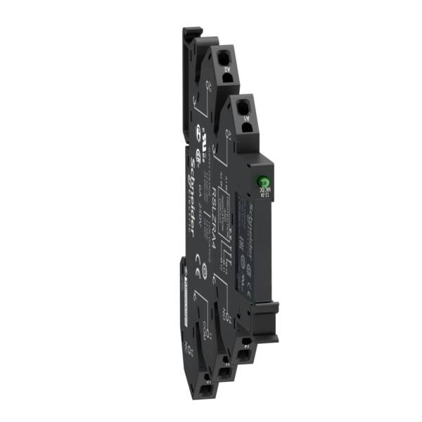 Interface plug-in relay, 6 A, 1 CO, with LED, 12 V DC - Schneider Electric - RSL1PRJU