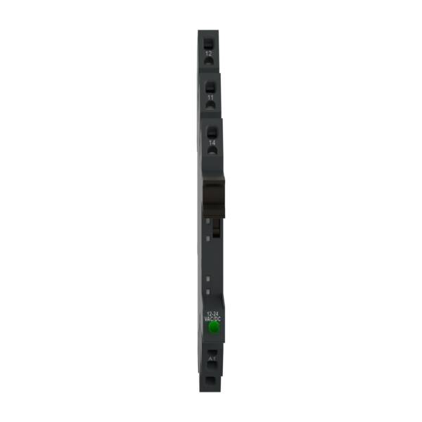 spring socket equipped with LED and protection circuit, 230 V - Schneider Electric - RSLZRA4