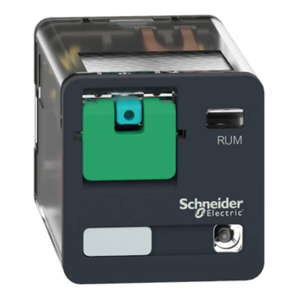 universal plug-in relay - Harmony RUM - 2 C/O - 24 V DC - 10 A - with LED - Schneider Electric - RUMC22BD