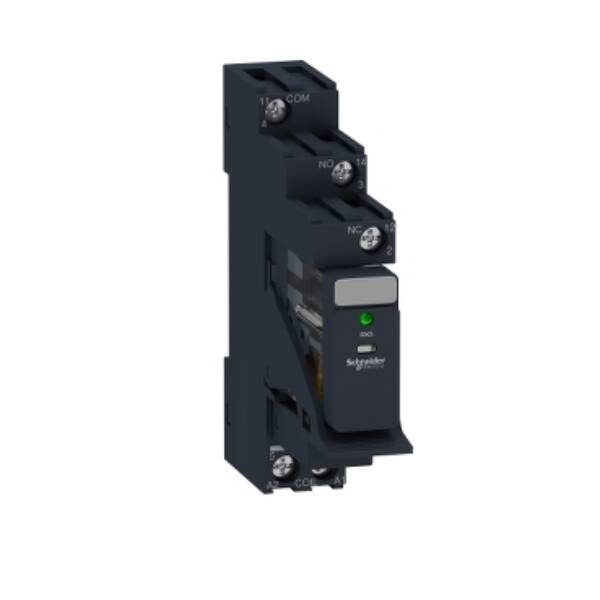 Harmony, Interface plug-in relay pre-assembled, 10 A, 1 CO, with LED, with protection circuit, 230 V AC - Schneider Electric - RXG13P7PV