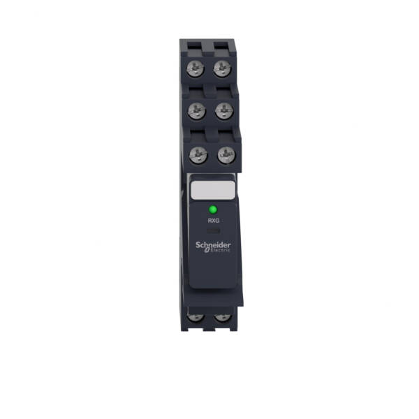 Harmony, Interface plug-in relay pre-assembled, 5 A, 2 CO, with LED, with protection circuit, 230 V AC - Schneider Electric - RXG23P7PV