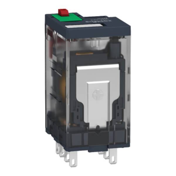 Miniature plug-in relay, 12 A, 2 CO, 120 V AC - Schneider Electric - RXM2AB1F7