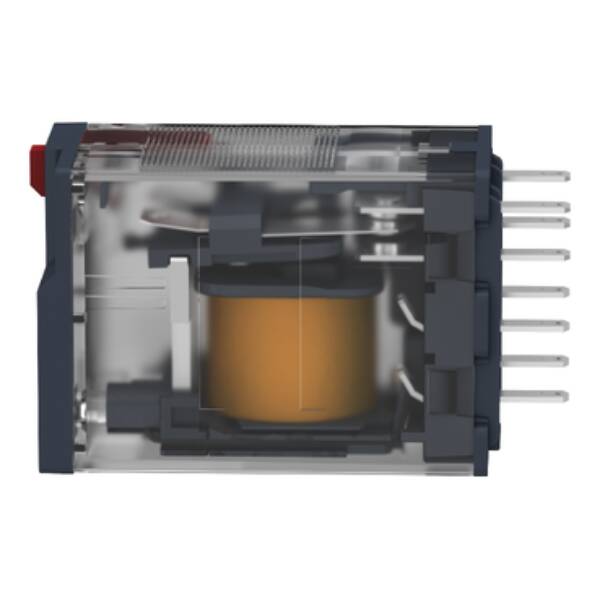Miniature plug-in relay, 12 A, 2 CO, LED, 48 V AC - Schneider Electric - RXM2AB2E7