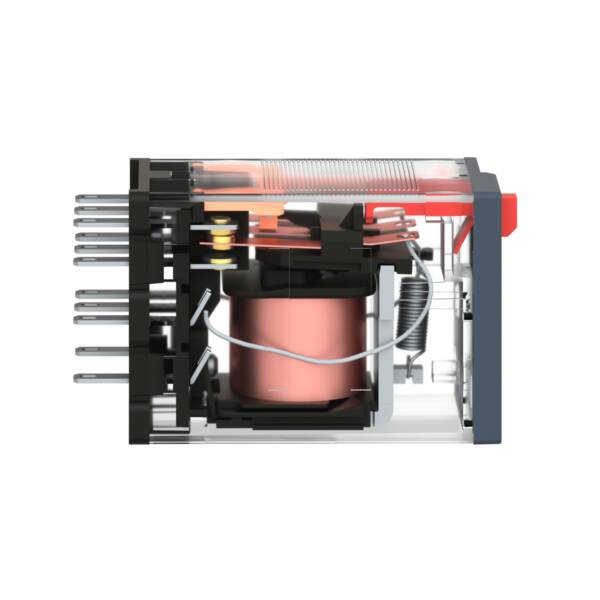 Miniature plug-in relay, 10 A, 3 CO, 24 V AC - Schneider Electric - RXM3AB1B7