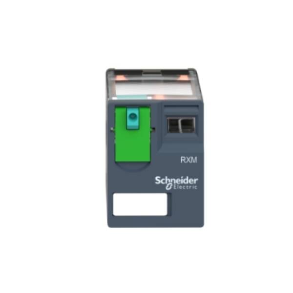 Miniature plug-in relay, 6 A, 4 CO, 24 V DC - Schneider Electric - RXM4AB1BD