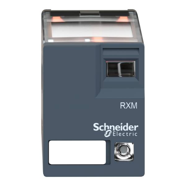 Miniature Plug-in relay - Harmony RXM 4 C/O 24 V AC 6 A with LED - Schneider Electric - RXM4AB3B7