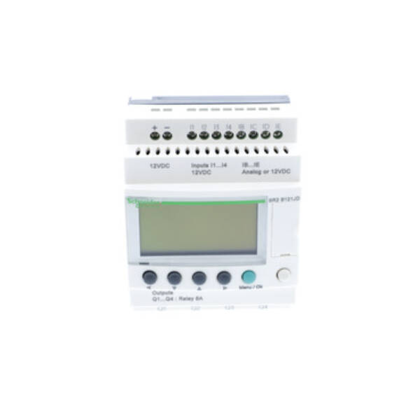 compact smart relay Zelio Logic - 12 I O - 12 V DC - clock - display - Schneider Electric - SR2B121JD