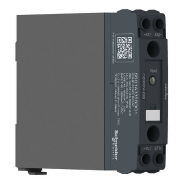 Harmony, Solid state relay, 30 A, DIN rail mount, DC switching, input 4…32 V DC,  output 1…150 V DC - Schneider Electric - SSD1D530BDC1