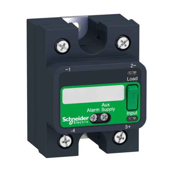 SSR-panel mount-thermal pad-input 4-32 VDC,output 24-300 VAC,25A with Diagnostic - Schneider Electric - SSP1A125BDS