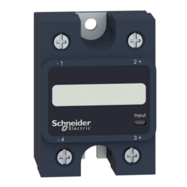 solid state relay - panel mounting - input 3.5-32V DC, output 1-150 V DC, 25A - Schneider Electric - SSP1D425BD