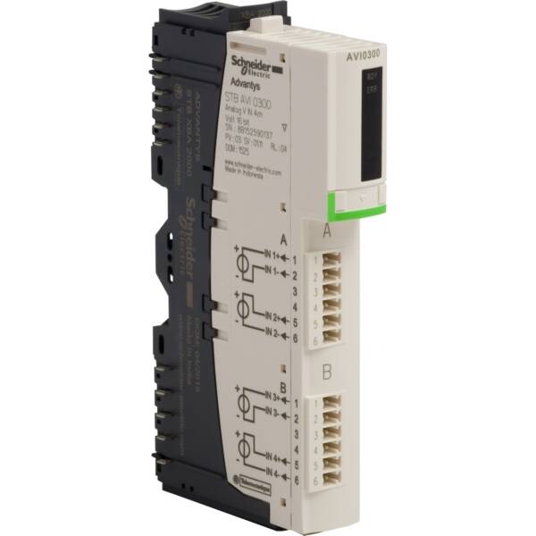 standard analog input kit STB - +/- 10 V - 4 I - 15 bits + sign - Schneider Electric - STBAVI0300K